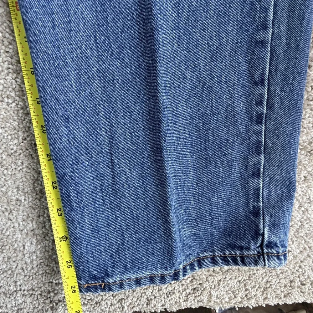 Levis 550 Jeans Mens 38x30 Medium Wash Blue Denim Relaxed Tapered Pants Casual